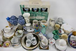 Mixed ceramics to include Wedgwood, Aynsley,