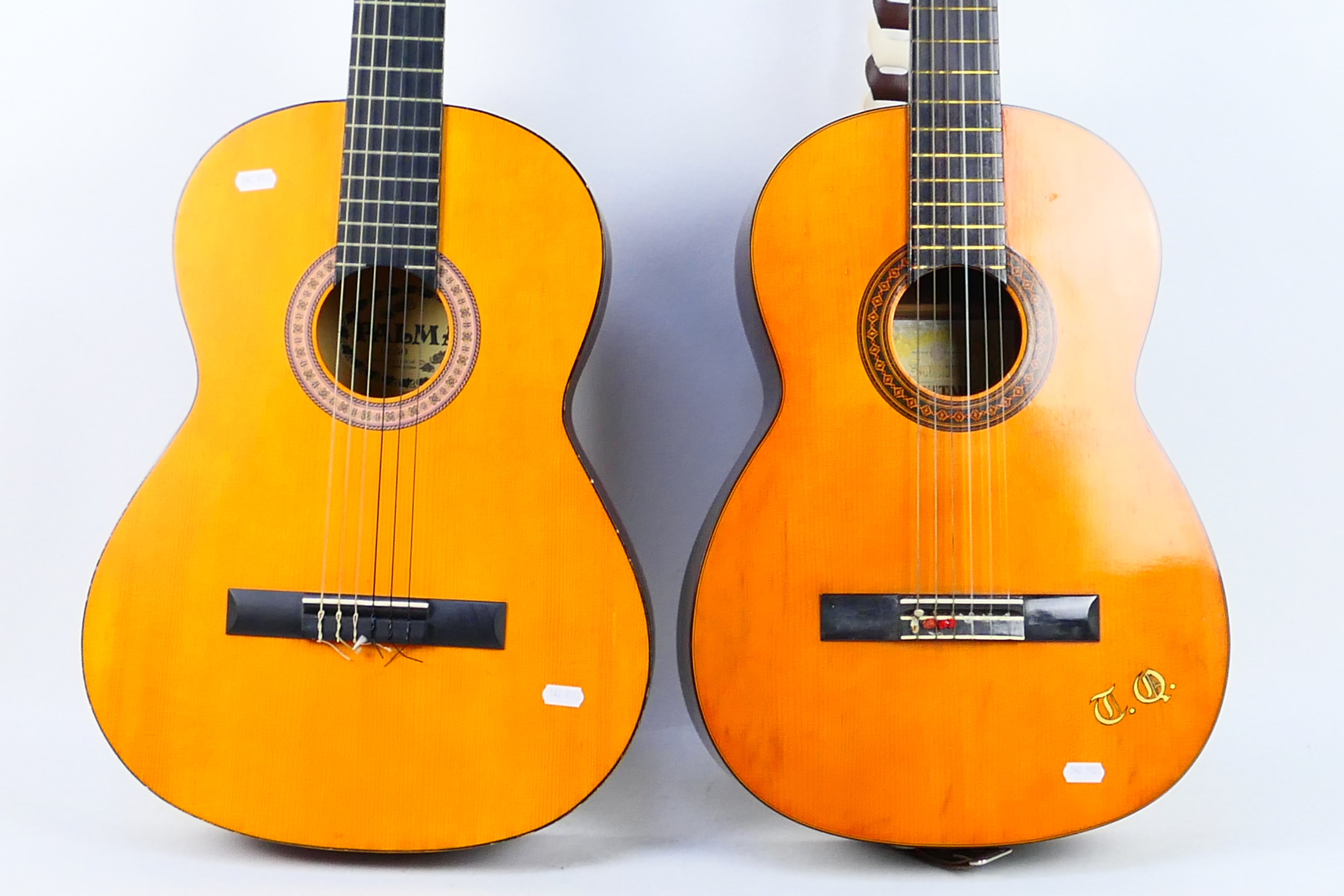 Two acoustic guitars comprising a Suzuki model # 3065 and one other. - Image 2 of 9