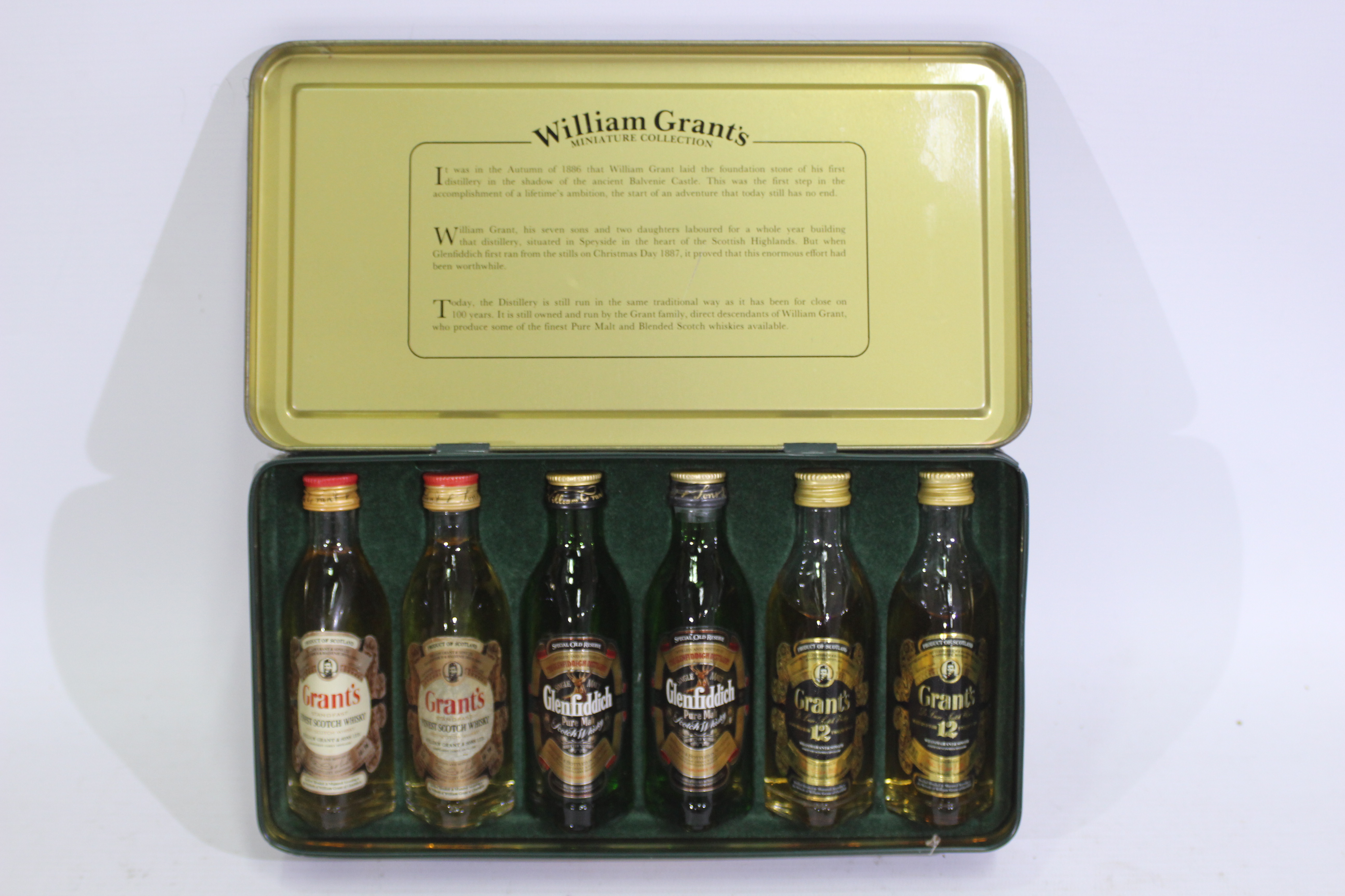 A William Grant's Miniature Collection comprising six miniatures, all 5cl and 40% ABV, - Image 3 of 3