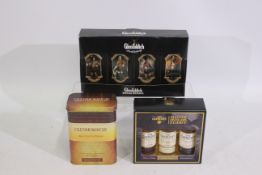 A set of Glenfiddich Special Reserve four 5cl miniature bottles, all 40% ABV,