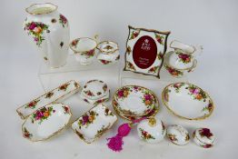 Royal Albert - A collection of Old Country Roses pattern items to include perfume atomiser,