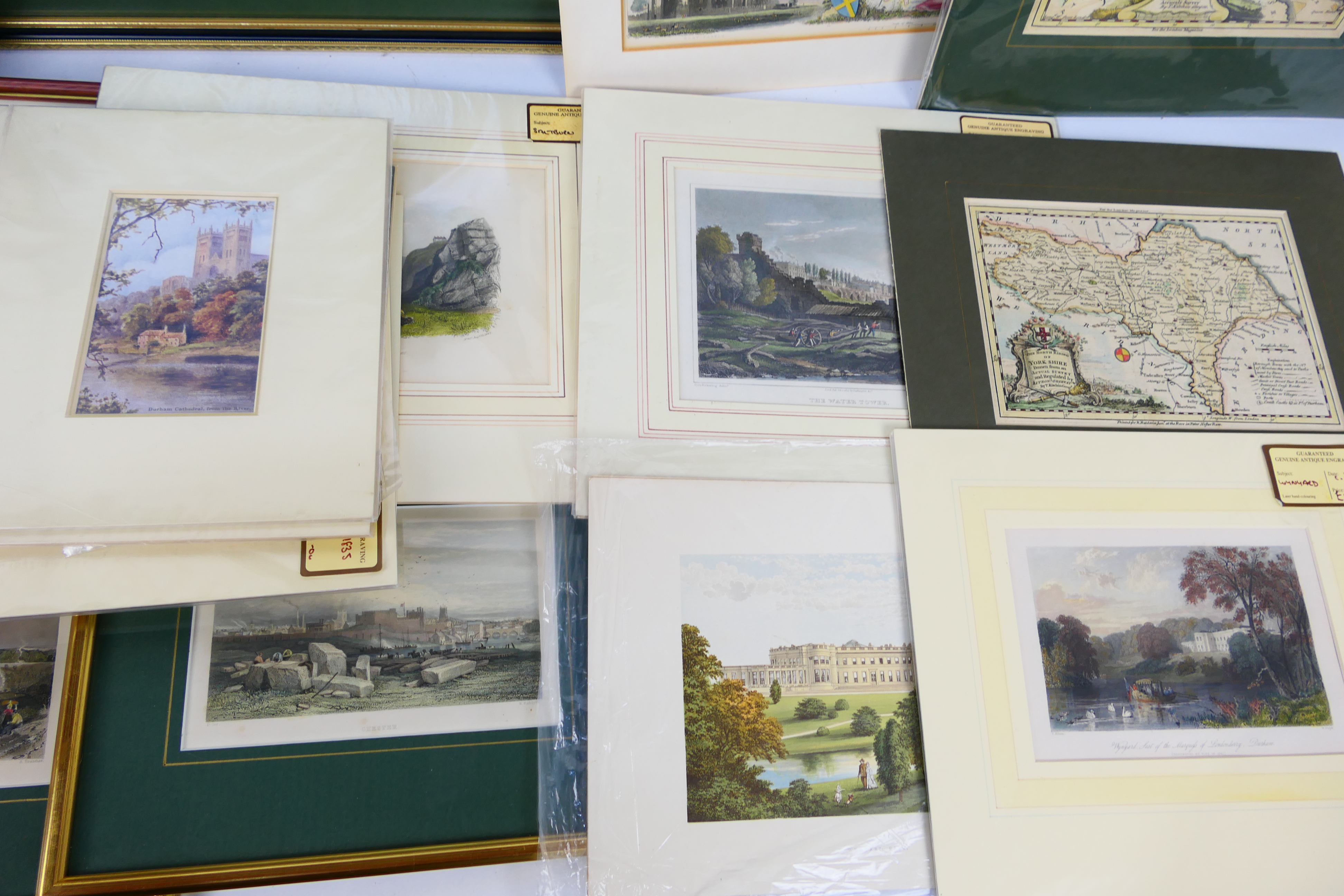 A collection of prints / engravings to include scenes of Chester, Durham, - Image 5 of 5