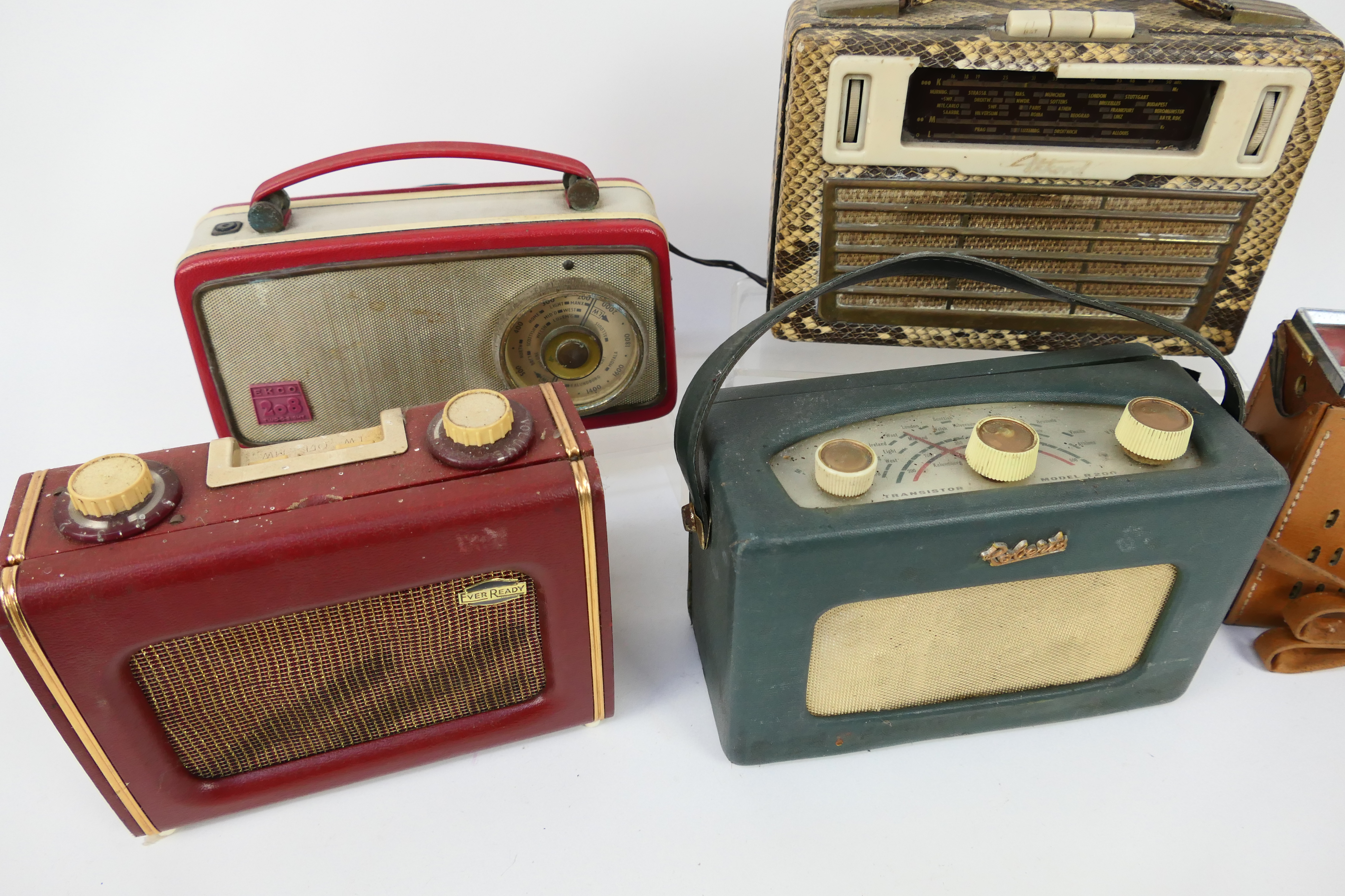 A collection of vintage radios to include Akkord, Bush, Roberts, Ever Ready Sky Master and Ekco 208. - Image 3 of 3