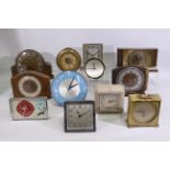 A collection of vintage clocks to include Metamec, Bentima, Westclox and other.
