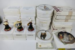 Lot comprising collector plates to include Bradford Exchange Shakespearean Lovers,