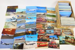 Deltiology - In excess of 800 aviation related cards with a smaller quantity of cards related to