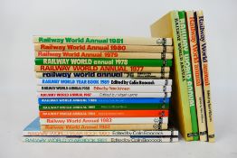 A collection of nineteen Railway World Annuals / Yearbooks.