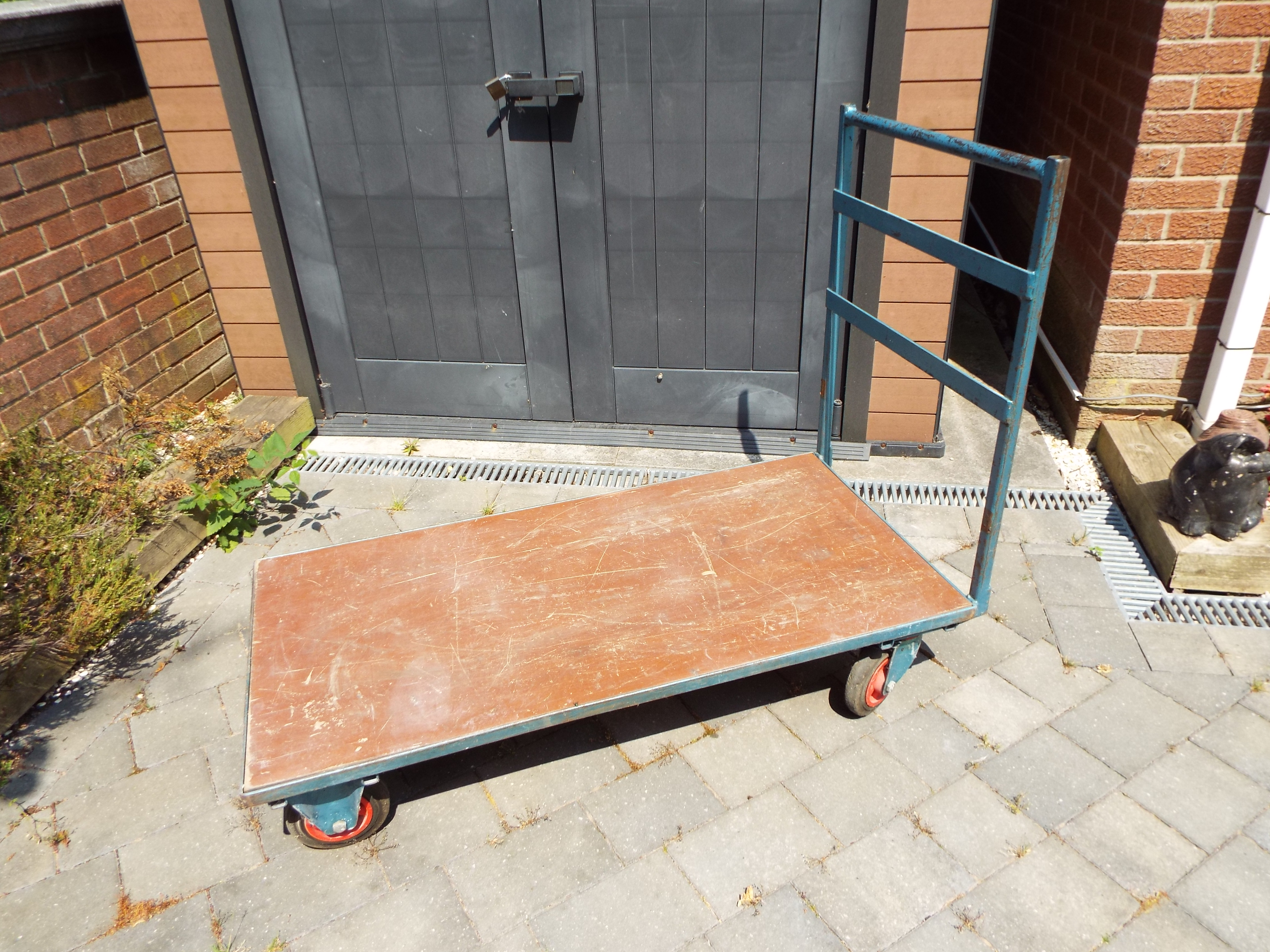 A heavy duty platform truck / trolley,