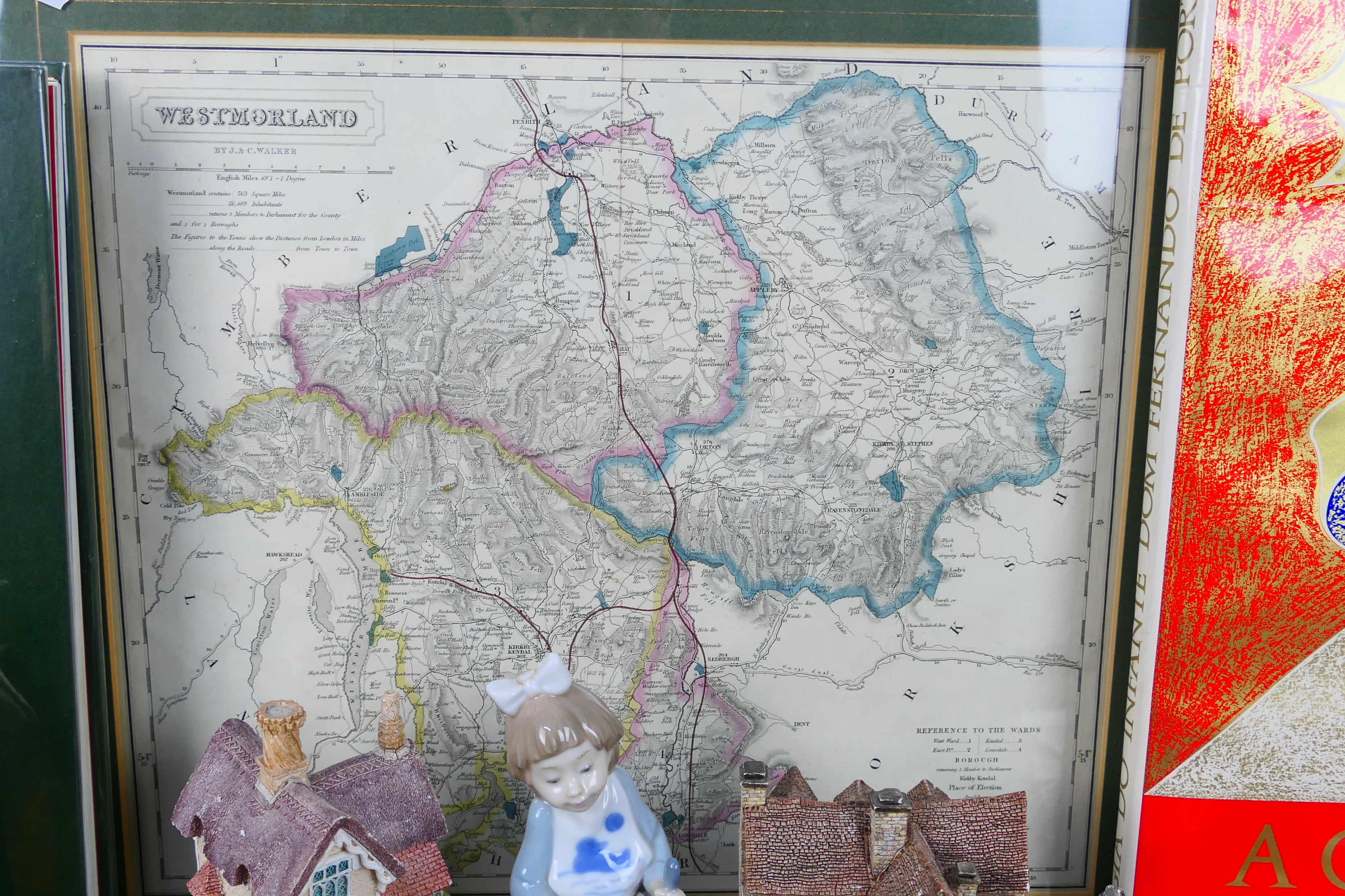 Lot to include atlases, framed map, Star Trek figure, Nao figure, - Image 3 of 4