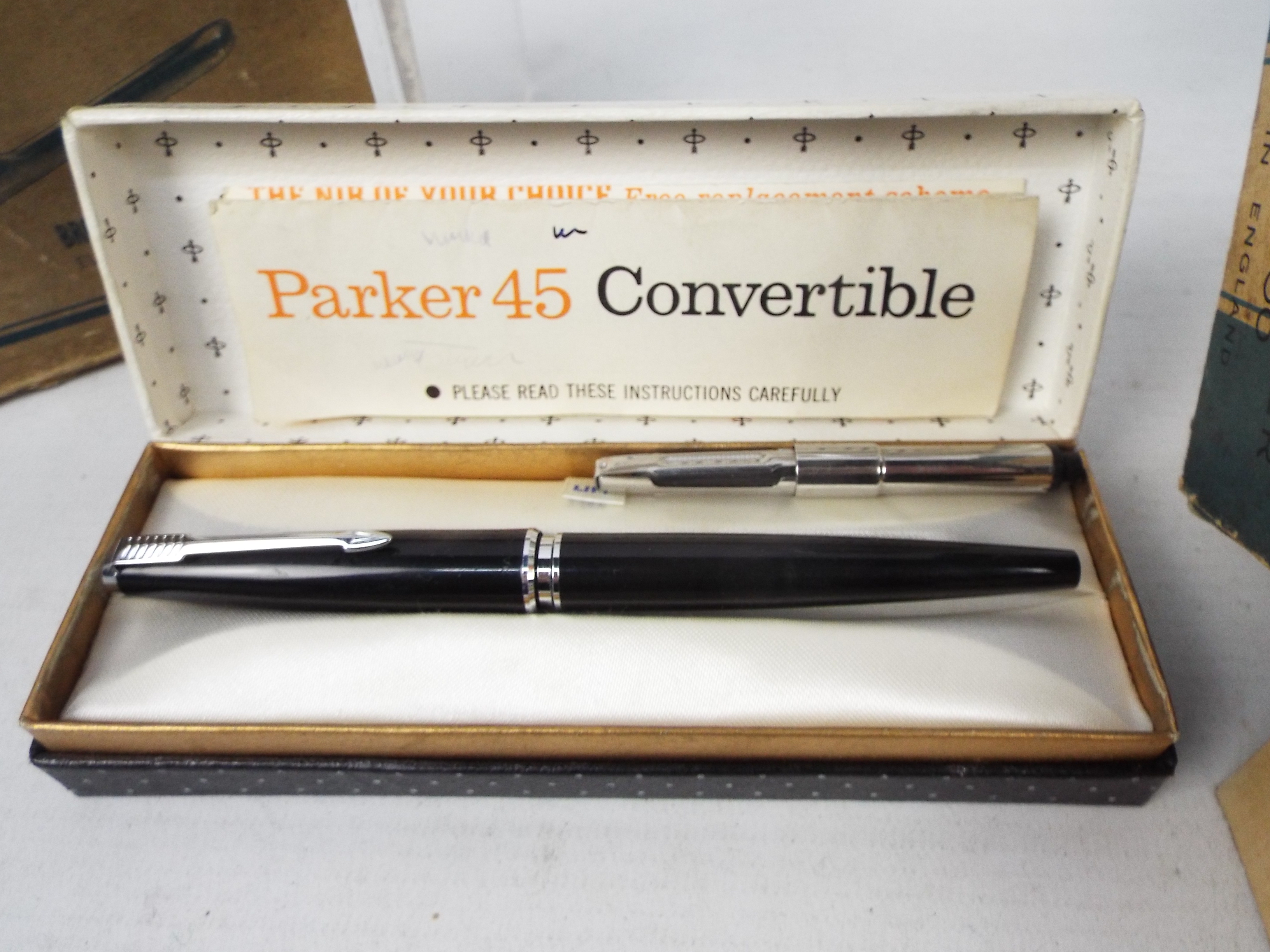 Lot to include a boxed Parker 45 Convert - Image 3 of 3