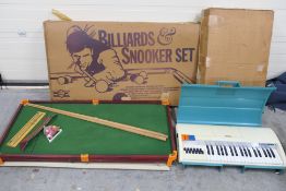 Bontempi Organ - Chad Valley Billiards.