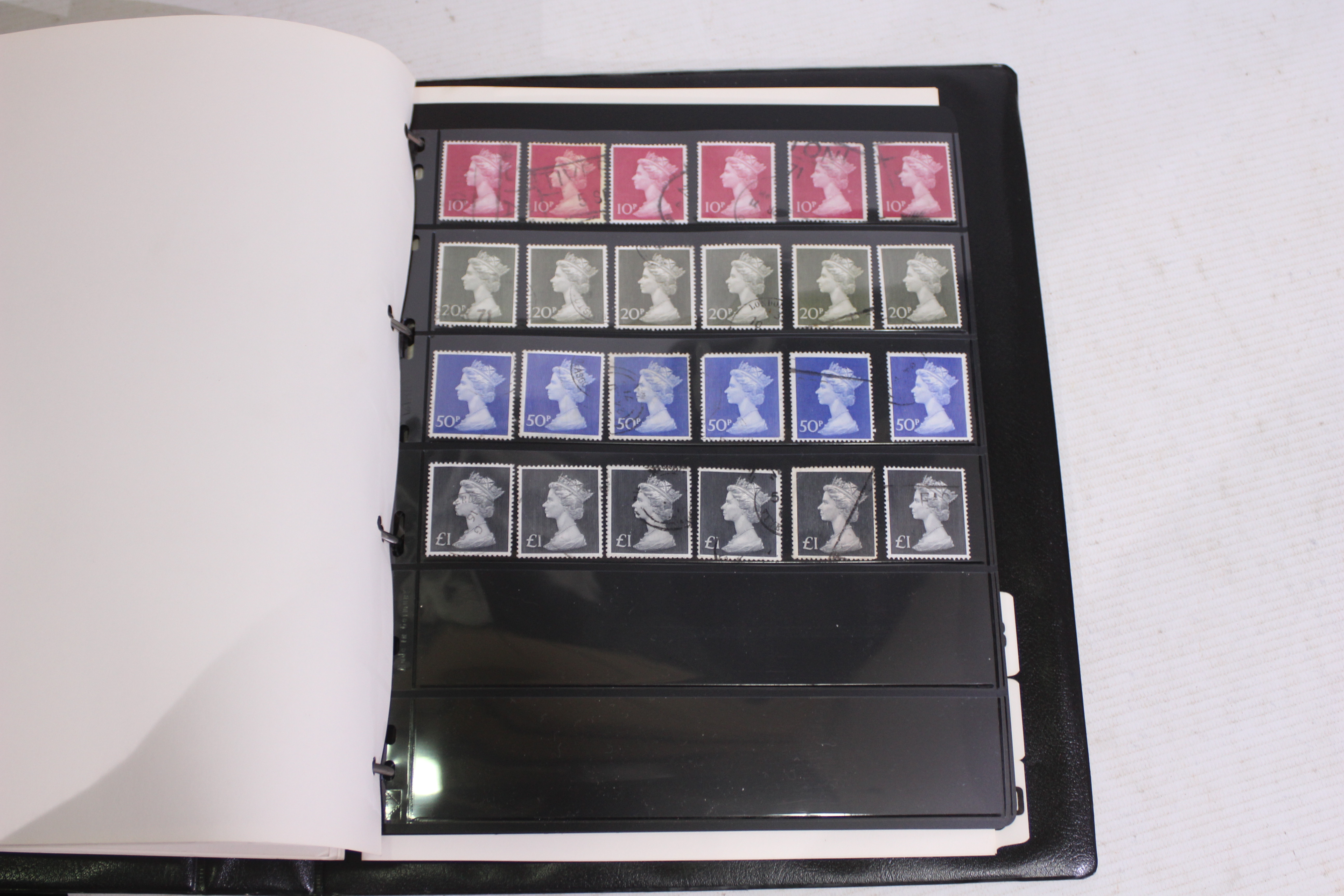 Philately - Four binders of UK stamps, K - Image 4 of 4