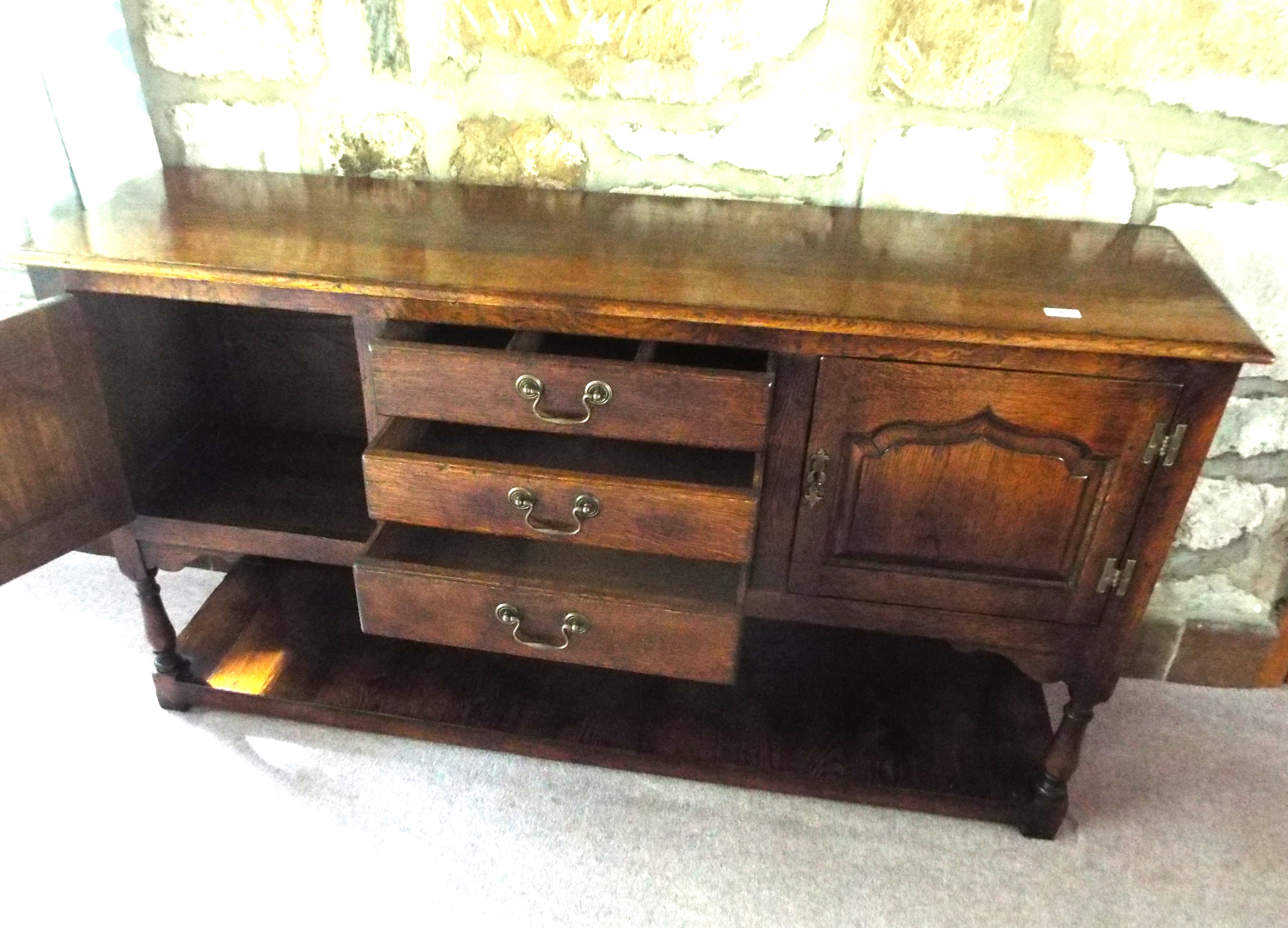 A good dark oak sideboard retailed by Ar - Image 2 of 2