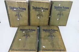 WWI interest, 5 large format volumes of
