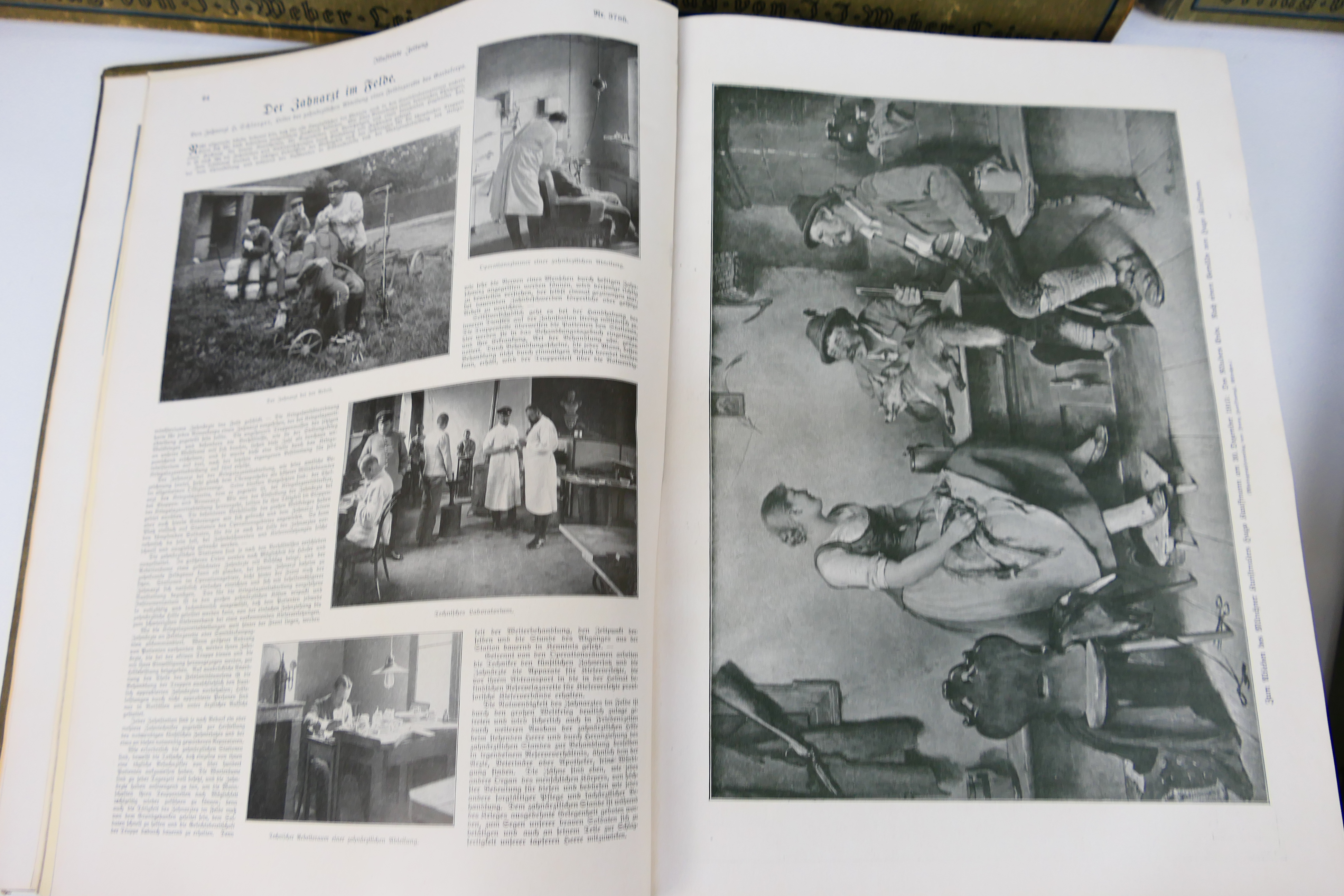 WWI interest, 5 large format volumes of - Image 4 of 5