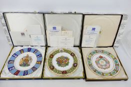 Minton - Three boxed, limited edition, R