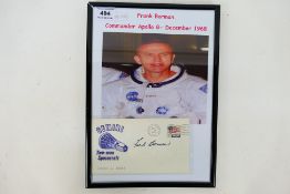 Astronaut autograph, Frank Frederick Bor