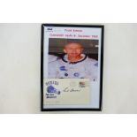 Astronaut autograph, Frank Frederick Bor