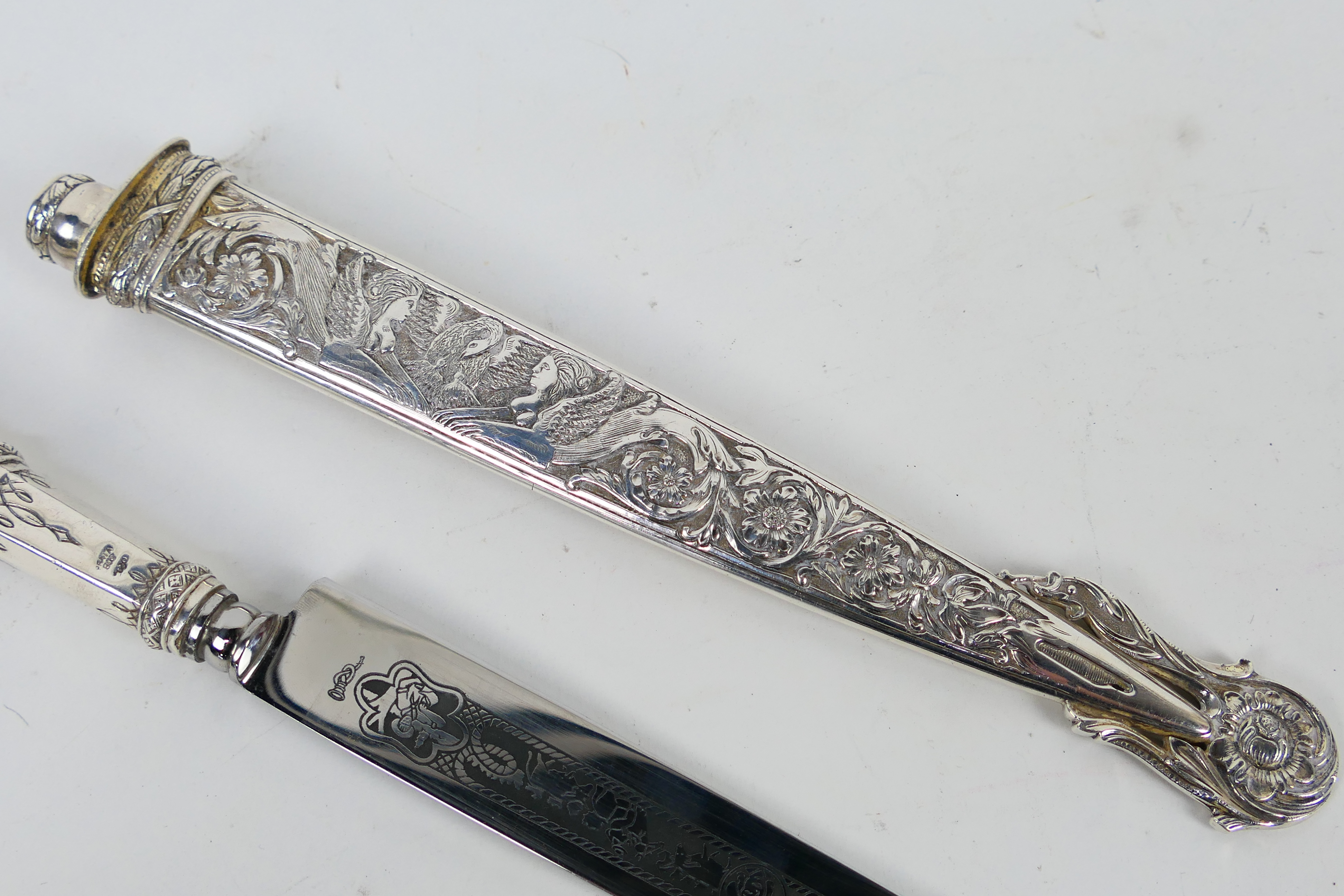An Argentinian white metal Gaucho knife - Image 6 of 13