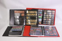 Philately - Four binders of UK stamps, K