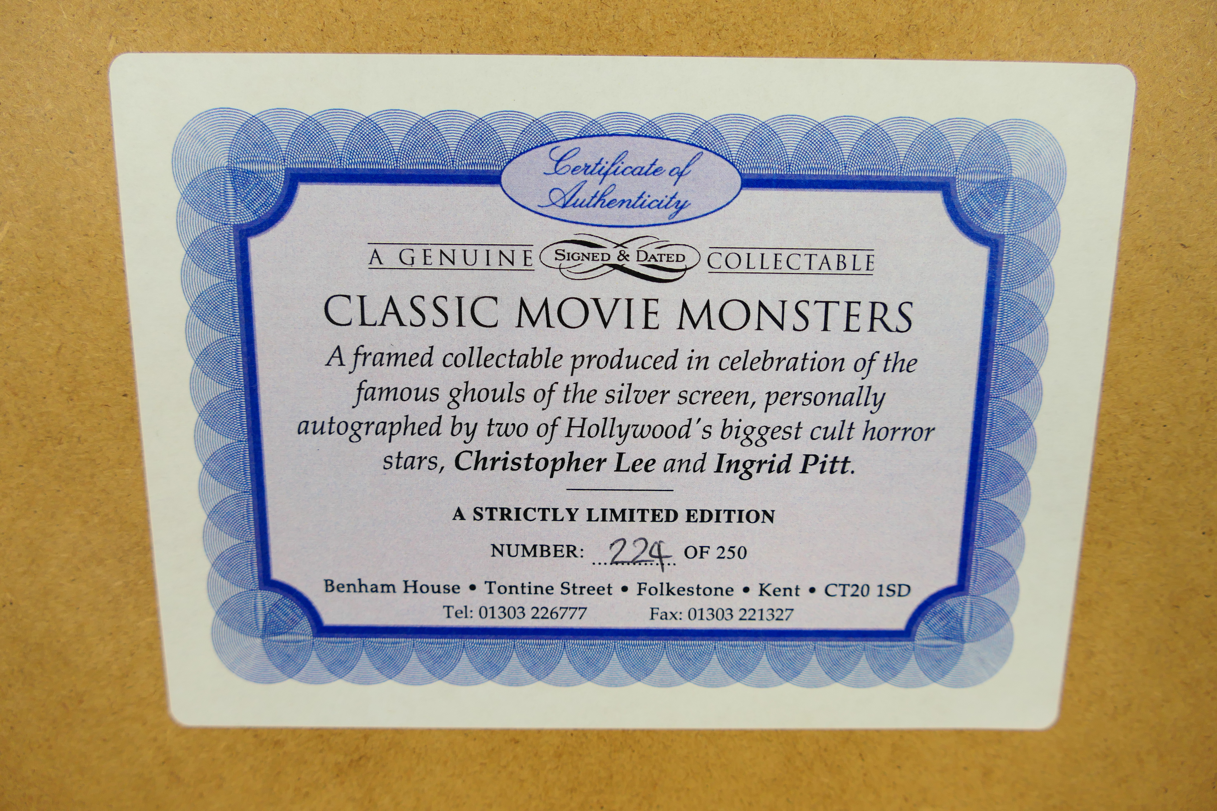 A limited edition, signed Classic Movie - Image 5 of 5