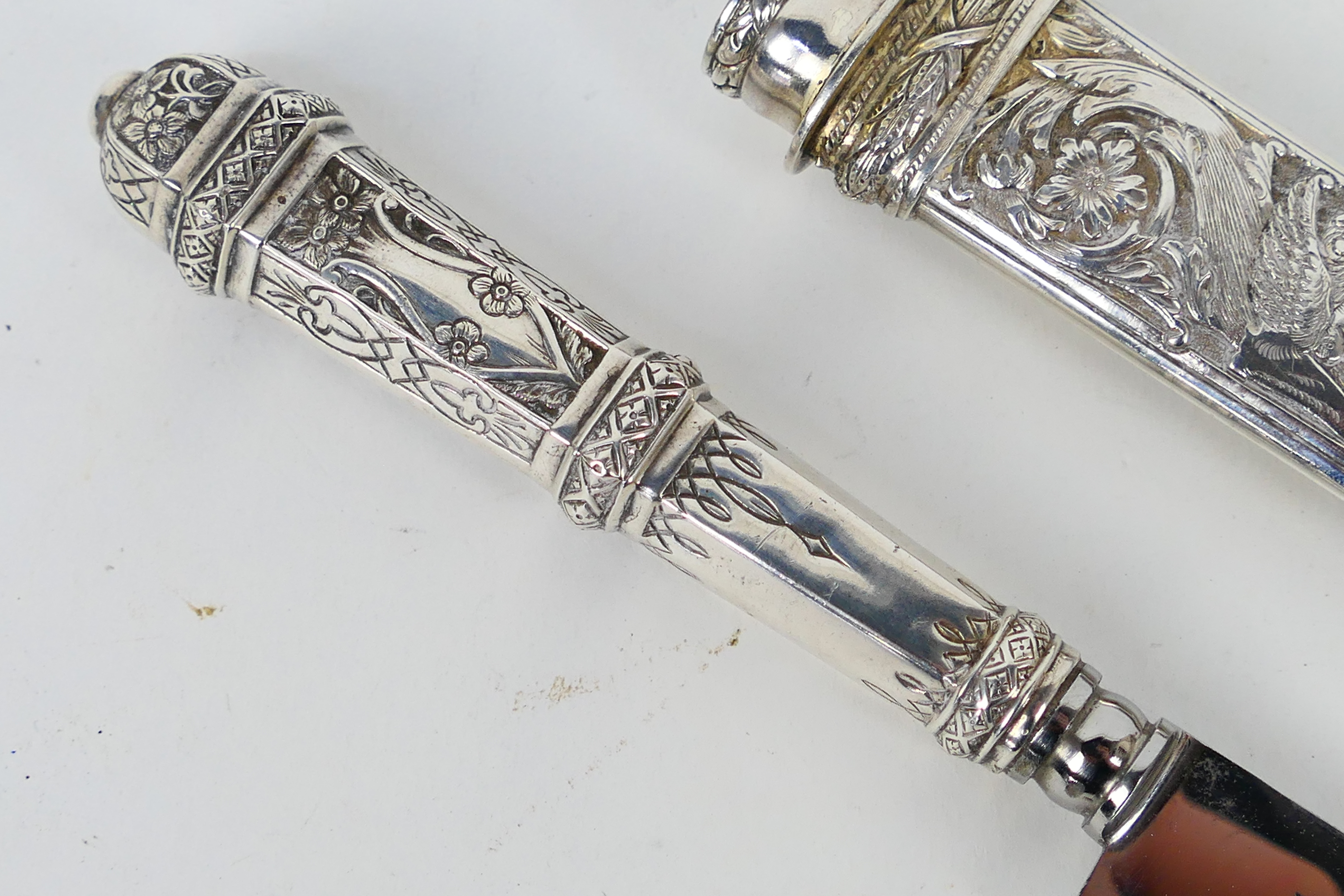 An Argentinian white metal Gaucho knife - Image 2 of 13