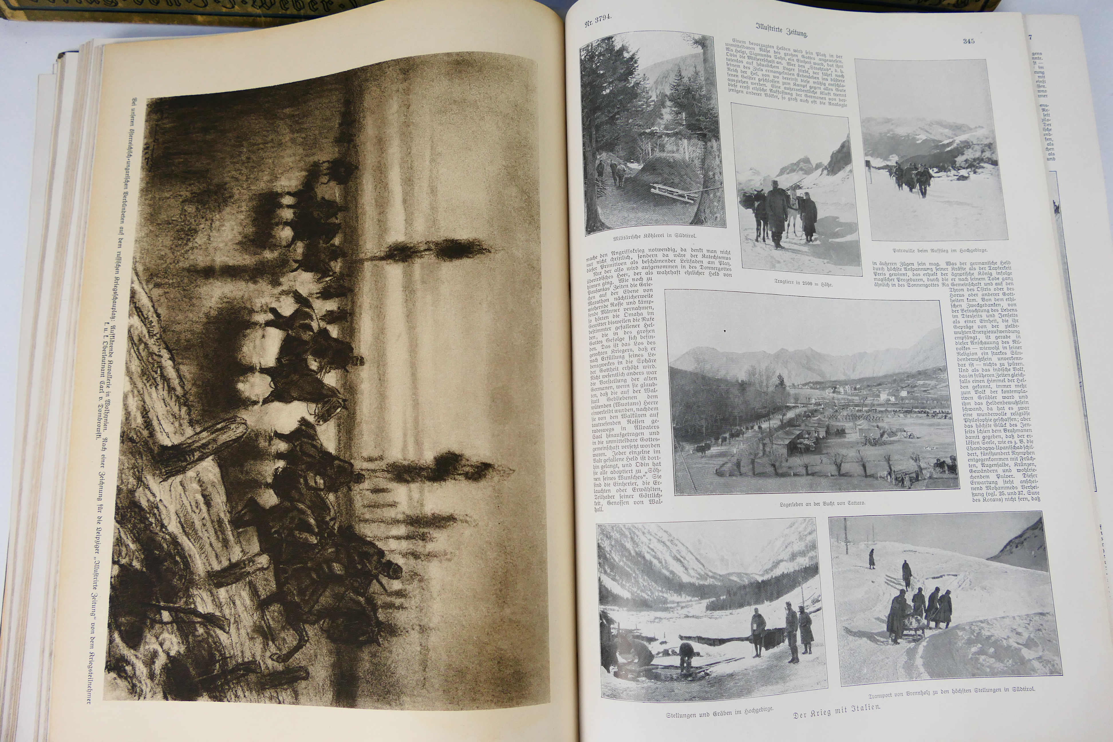 WWI interest, 5 large format volumes of - Image 5 of 5