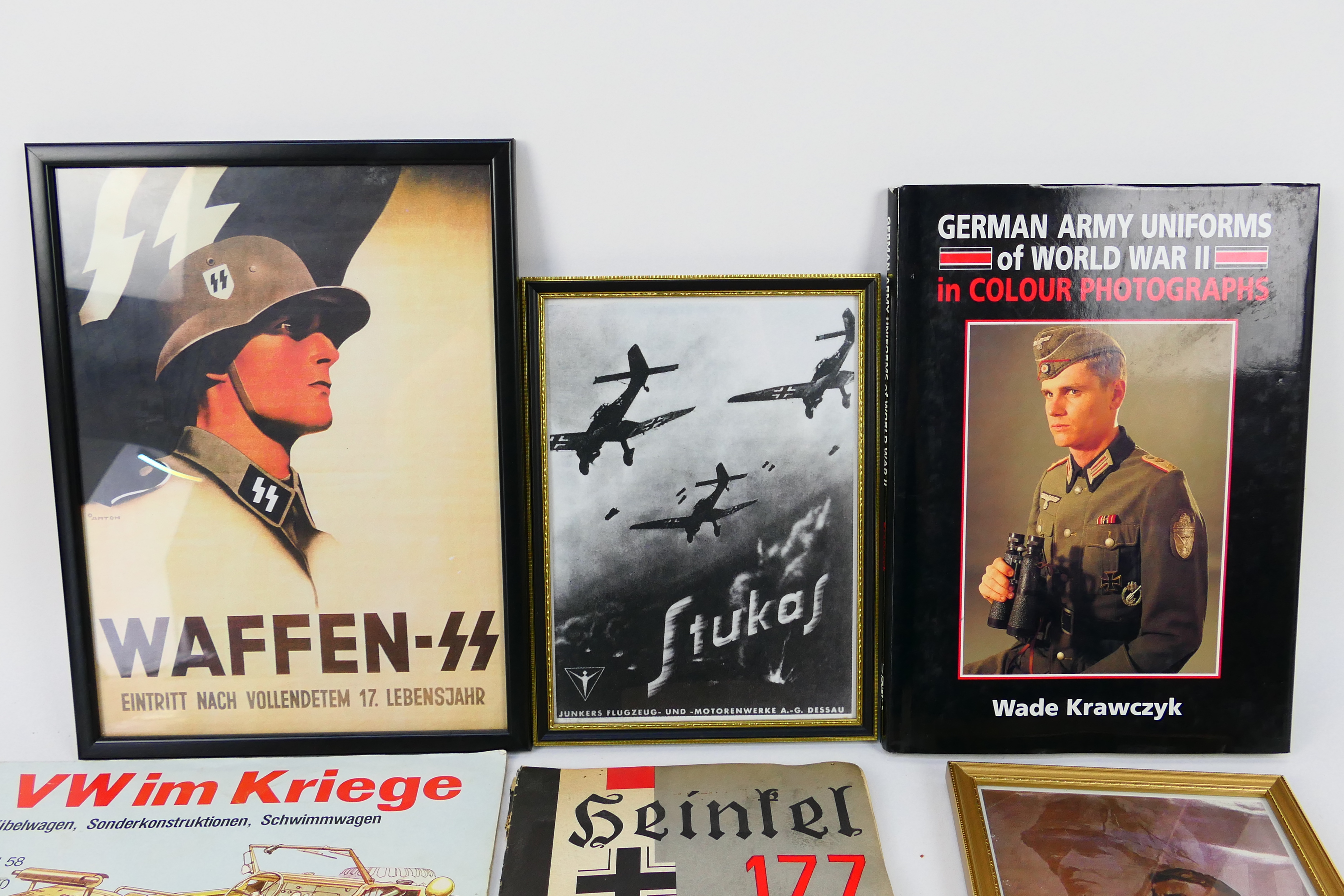 Lot to include framed propaganda / recru - Image 2 of 3