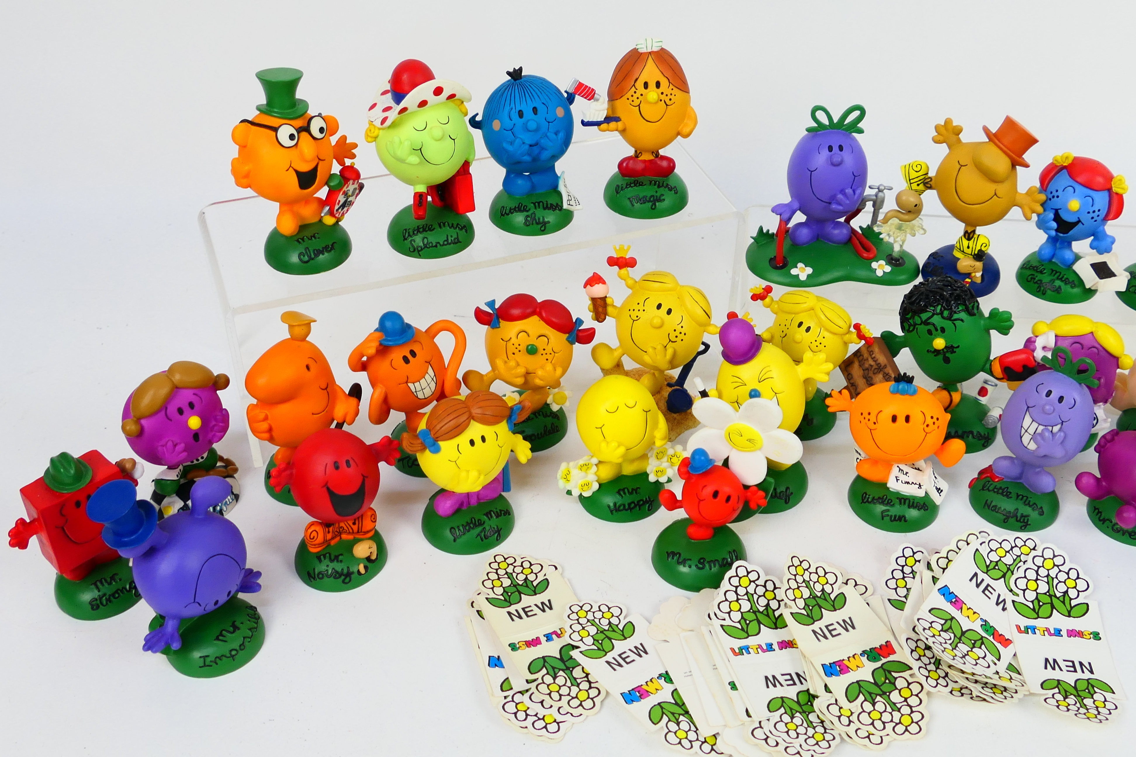 A large collection of Mr Men and Little Miss figures. - Image 2 of 5