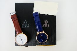 Two boxed Starking automatic wrist watches. [2].