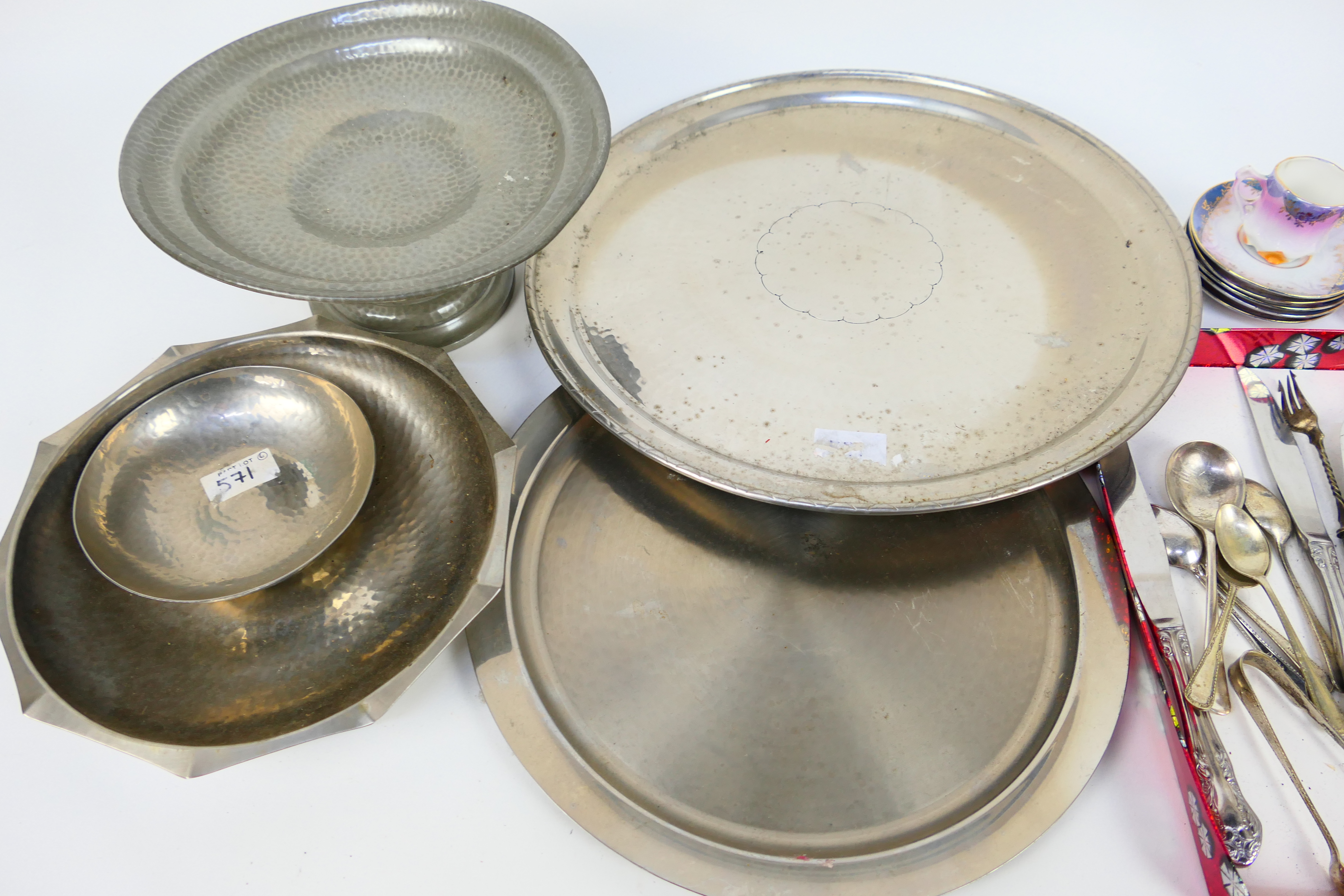 Metal ware to include pewter and stainle - Image 2 of 4