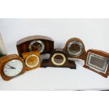 A quantity of mantel clocks to include Smiths, Kienzle and other.