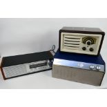 A vintage Ekco portable turntable, Roberts Radio and similar. [3].