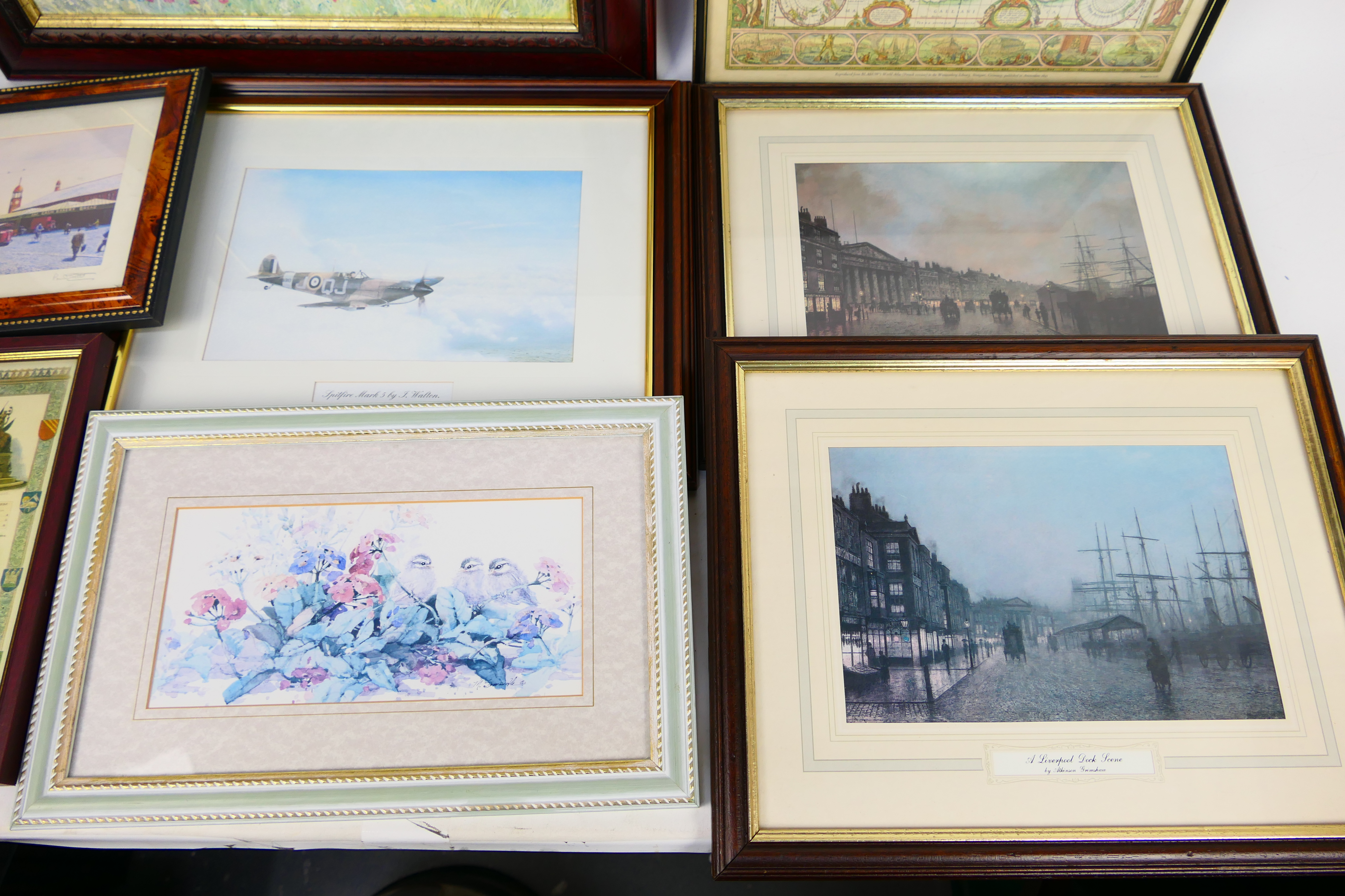 A group of framed prints, various sizes. - Image 4 of 4