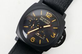 A gentleman's automatic wrist watch, marked to the dial Marina Militare,