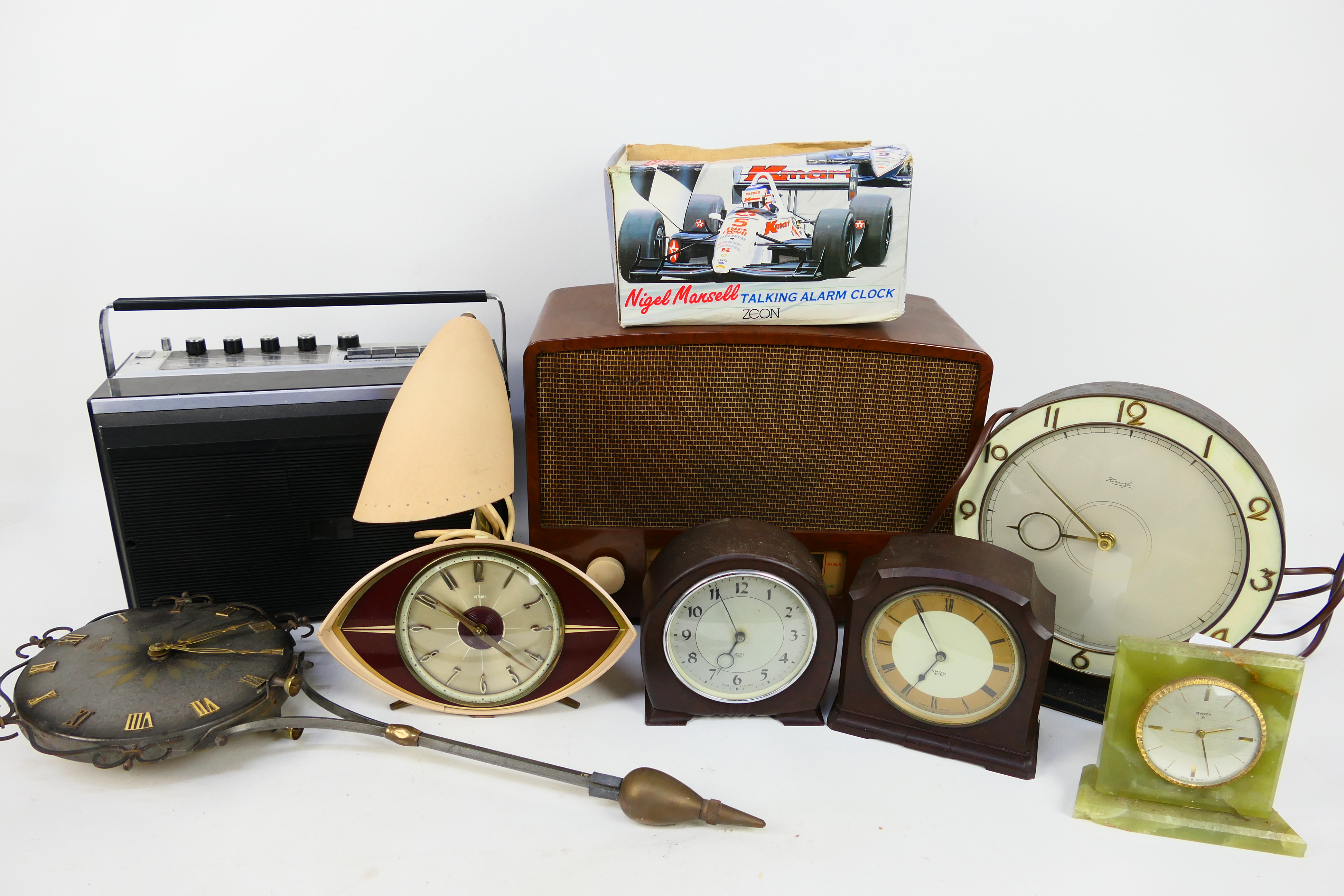 Vintage radios to include a Sanyo M4400F