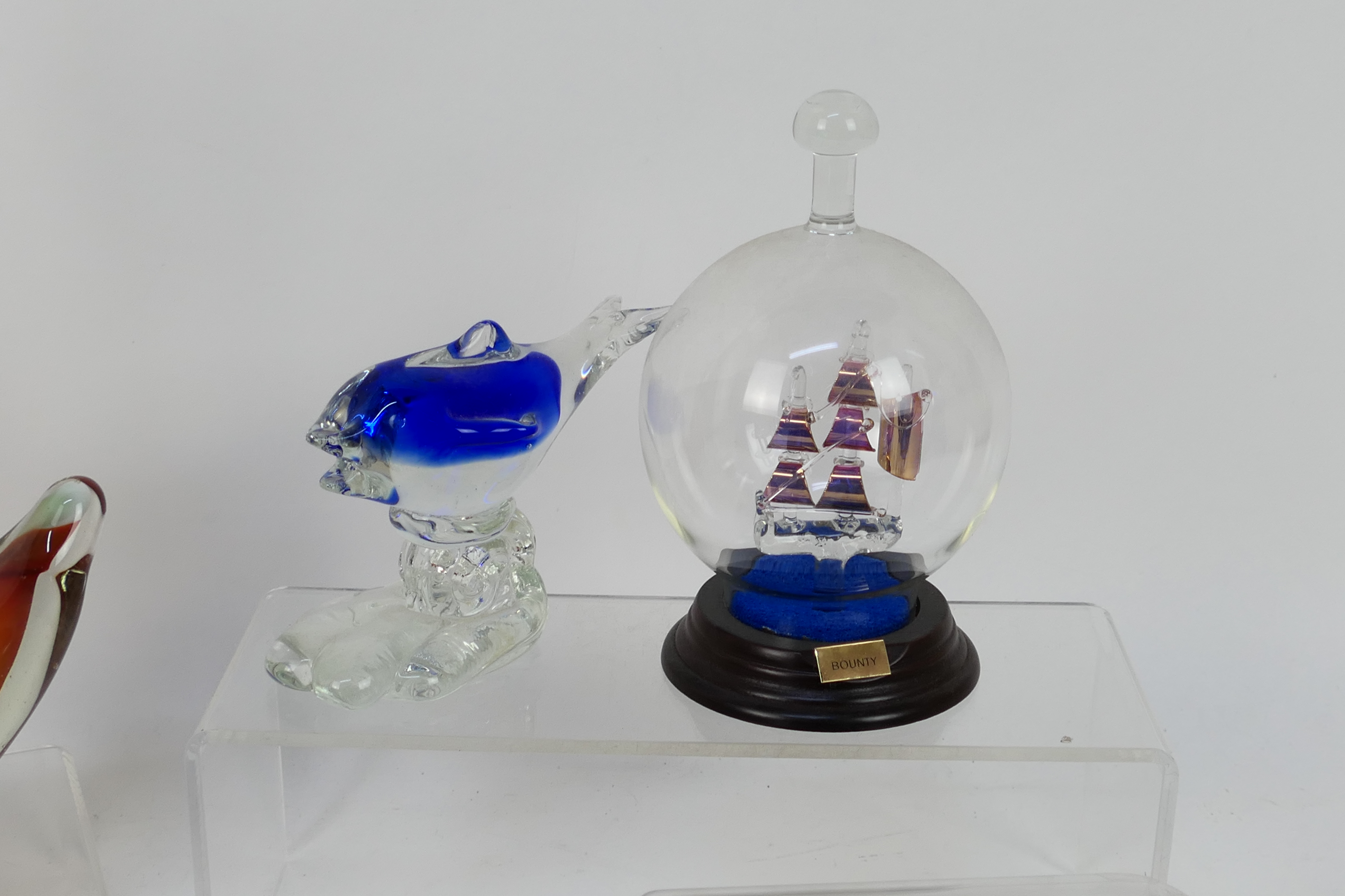 Glassware to include glass ships in bott - Image 3 of 5