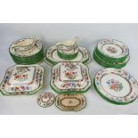 A collection of Copeland Spode dinner and tea wares in the Chinese Rose pattern,
