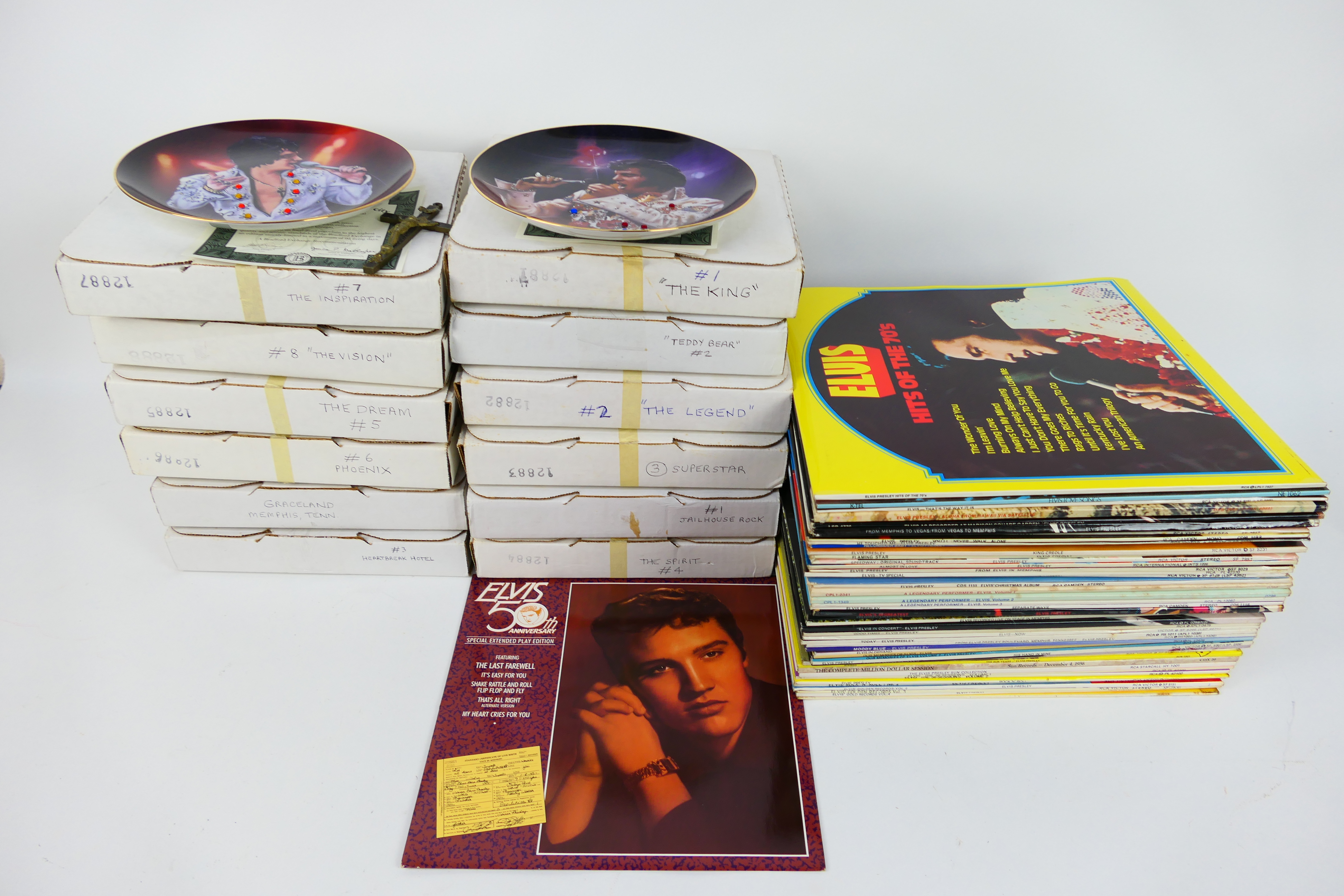 Elvis Presley - Lot to include boxed Bra