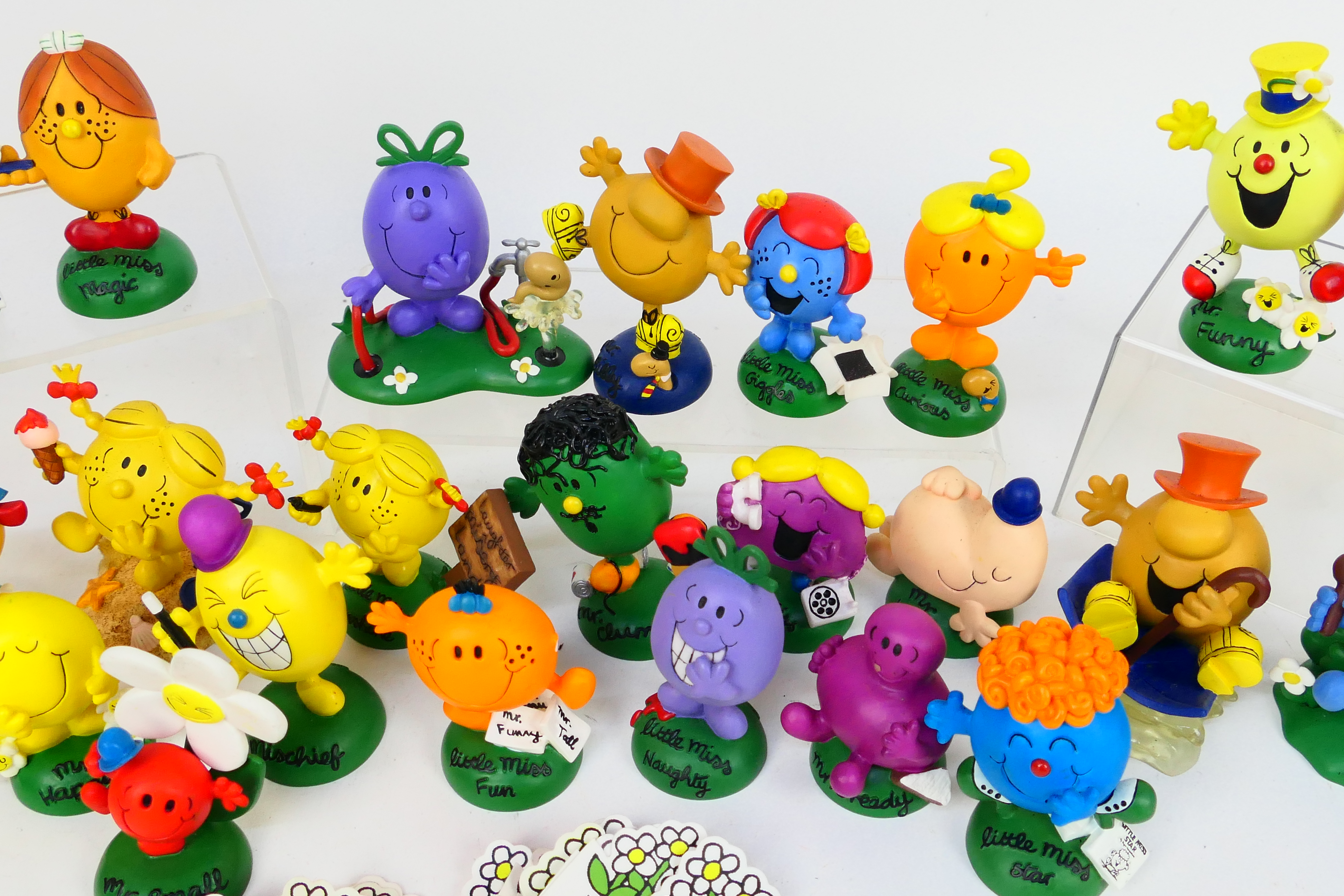 A large collection of Mr Men and Little Miss figures. - Image 3 of 5