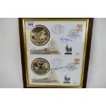 Sir Stanley Matthews and Nat Lofthouse signed individual Wembley Venue of Legends Benham FDCs in