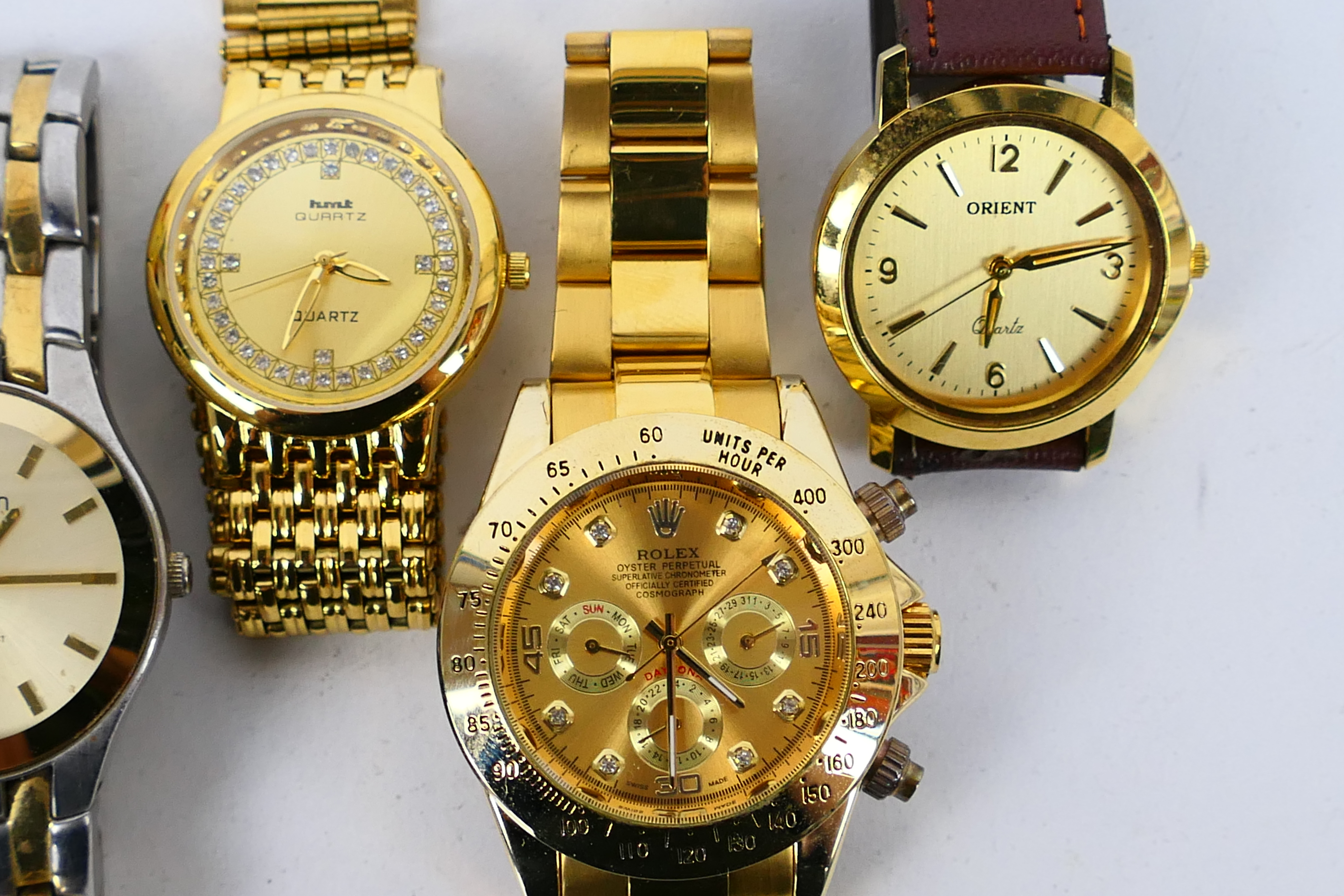 A quantity of wrist watches to include Titus, Orient, Armitron, HMT and other. - Image 4 of 5
