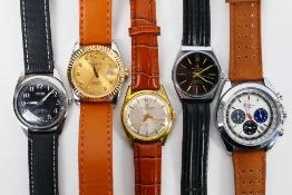 A quantity of wrist watches to include Oris, Debert, Heltmyers and other.