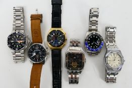 A collection of wrist watches to include Jil Dore, Aqua, Skandi Arctic and other.