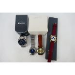Four Lorus wrist watches, two contained in original boxes.