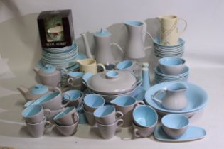 Poole Pottery - an extensive collection of Poole Pottery Twintone dinner and tea wares to include