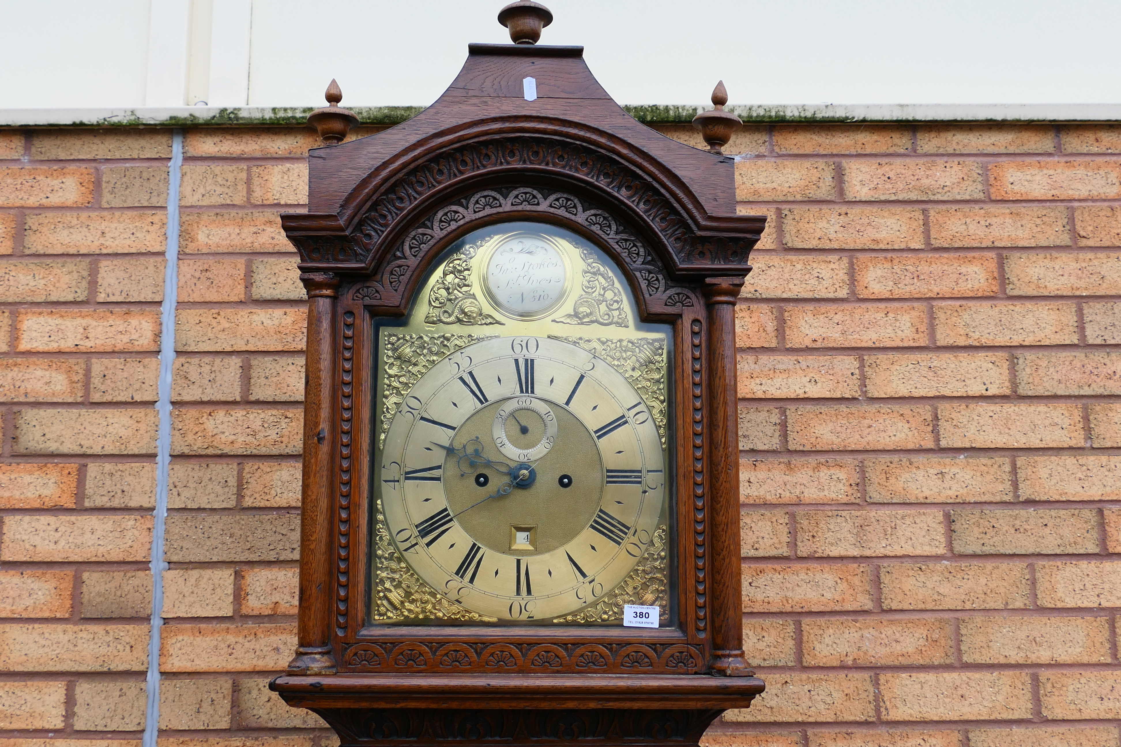 An 18th century 8-day longcase clock, - Image 2 of 12