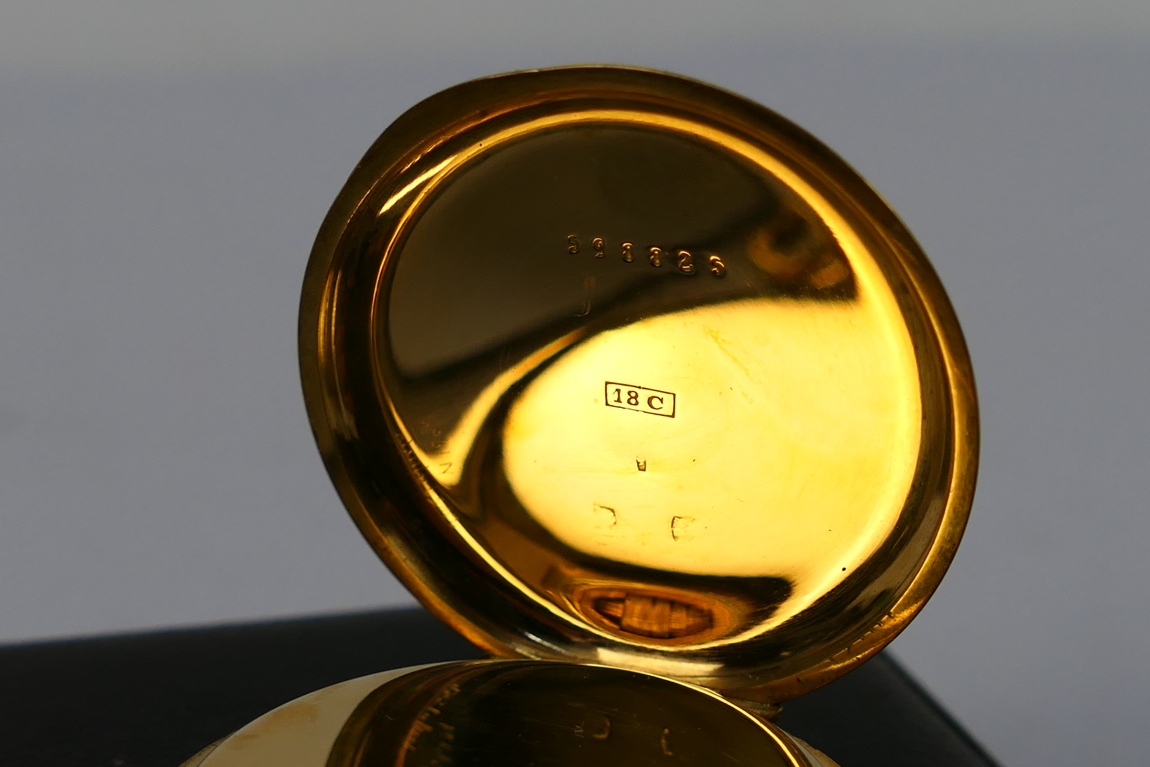 A lady's 18 carat gold cased pocket watch, - Image 6 of 7
