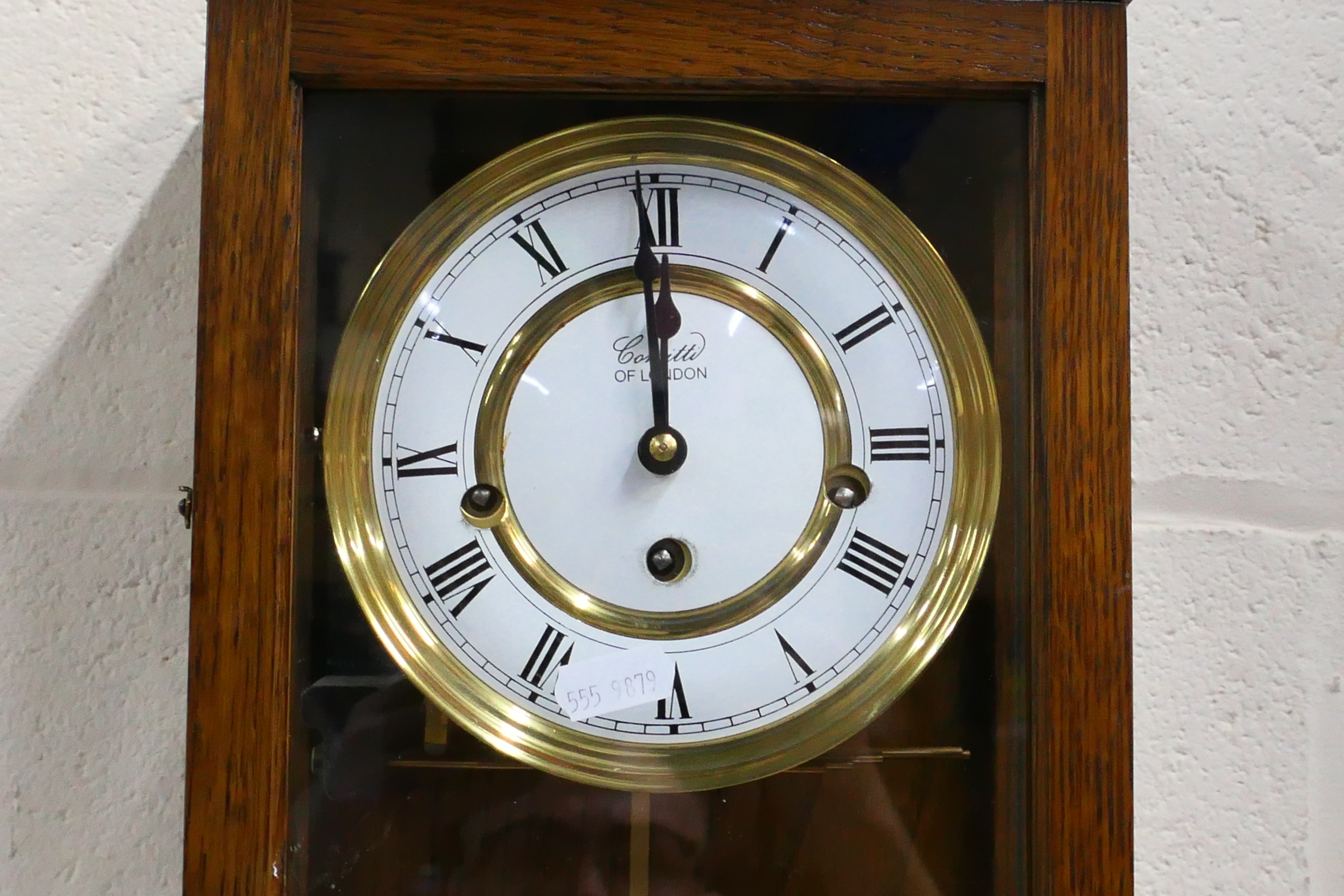 A Comitti Of London wall clock, approximately 58 cm. - Image 2 of 3