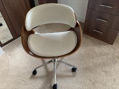 Taskers Furniture - a good quality modern contemporary office chair with adjustable seat height and
